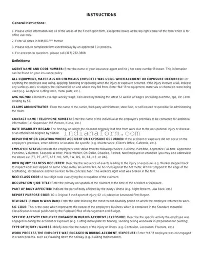 Indiana State 34401 Form in PDF