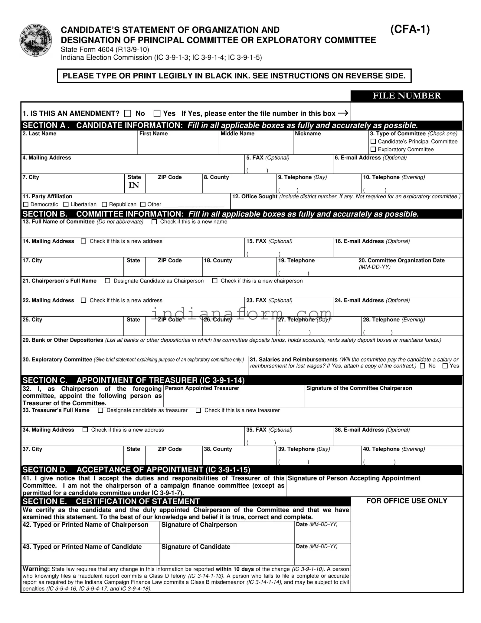 State 4604 Form in PDF