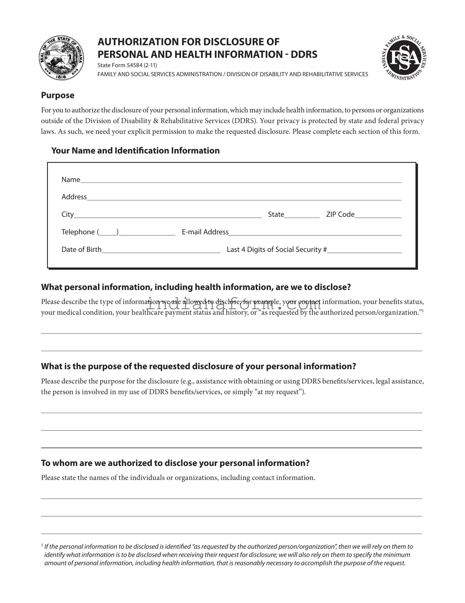 State 54584 Form in PDF